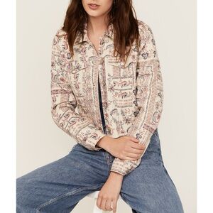 SHYANNE boho cowgirl babydoll Americana Denim Jean Jacket boot barn coquette